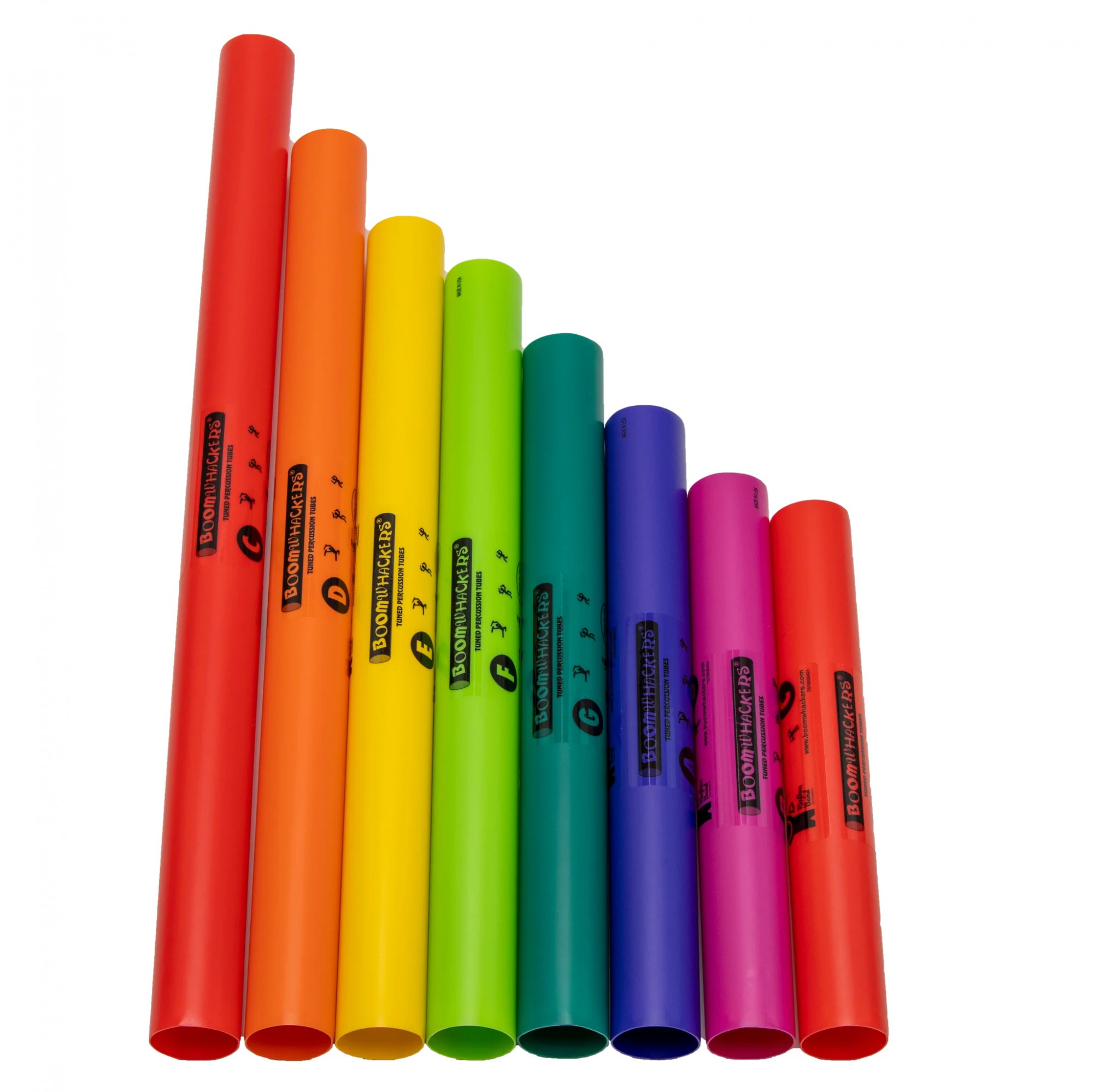 Boomwhackers 8-Note C Major Diatonic Set BWDG