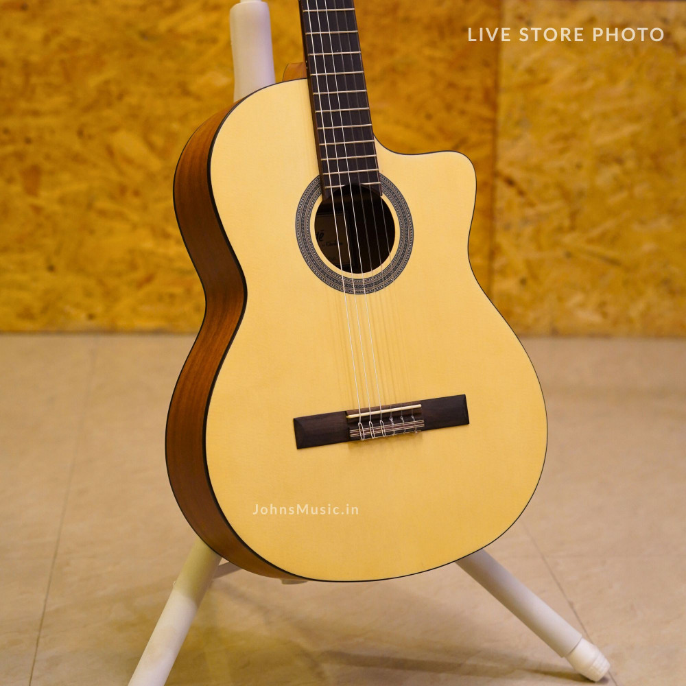 Image of Cordoba C1M-CE Acoustic-Electric Cutaway Nylon String Classical Guitar Natural