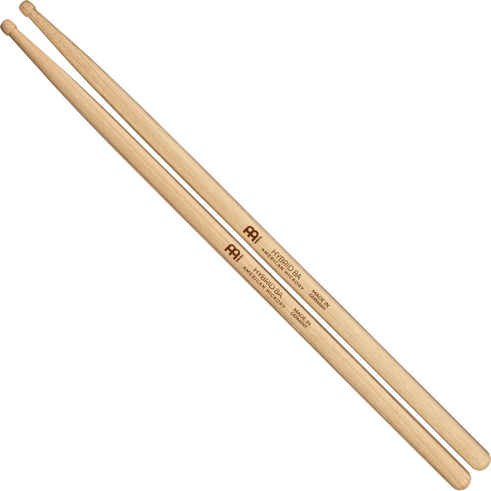 Meinl SB132 Hybrid Hickory Wood Tip Drumstick 8A online in India at johnsmusicin at the lowest price Online price in India