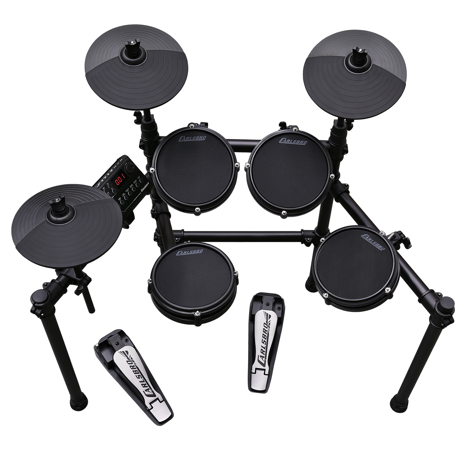 Carlsbro CSD25M 7 Piece Mesh Head Electronic Drum Kit Online price in India