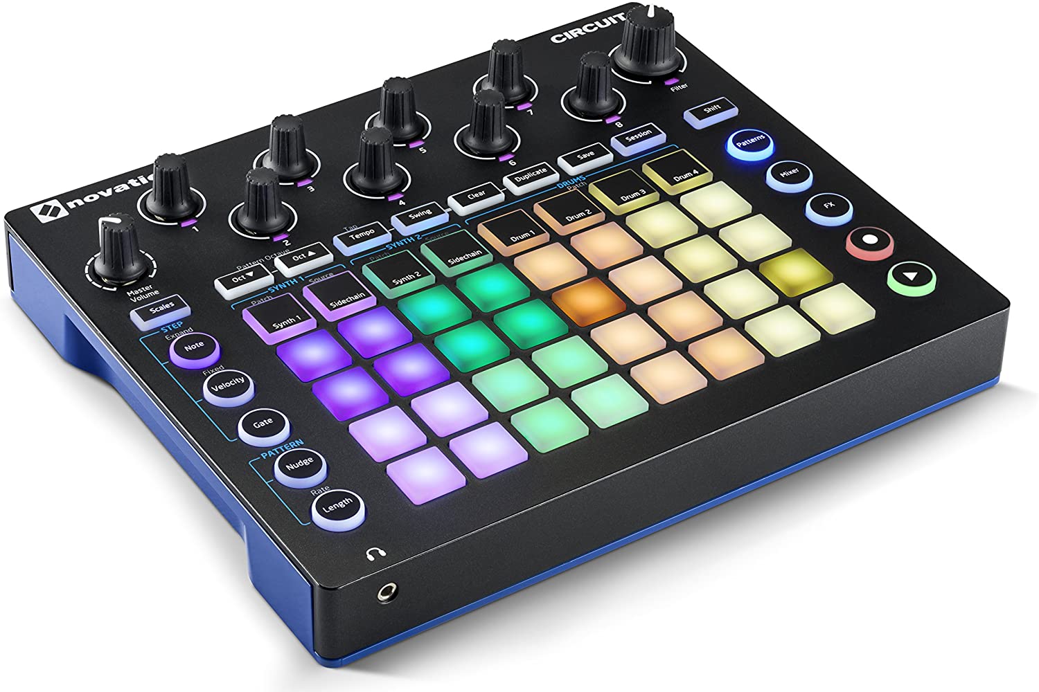 Buy Novation Circuit Groovebox Portable 4 x 8 Pad Matrix Synthesizer online india