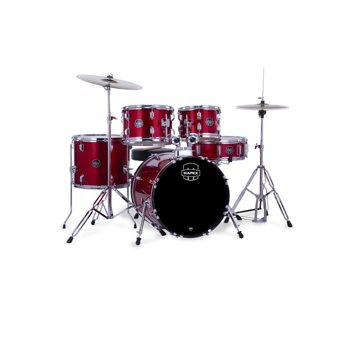 Mapex Comet 5 Piece Hybrid Acoustic Drum Set with Hardware Throne and Cymbals online in India at johnsmusicin at the lowest price Online price in India