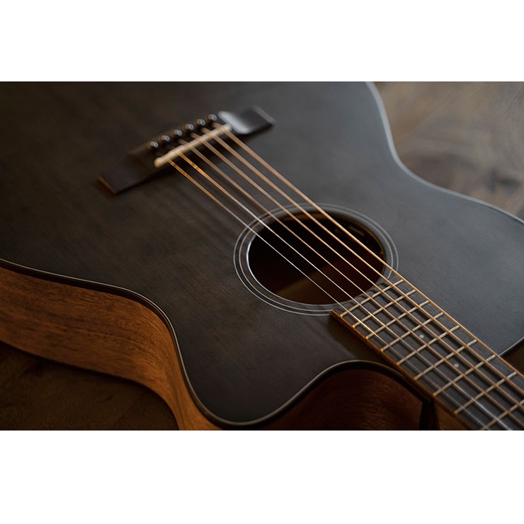 Cort Core OC Spruce 6-Strings Electro Acoustic Guitar Open Pore Trans Black Online price in India