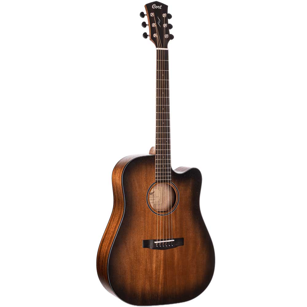 Cort Core DC All Mahogany Open Pore Electro Acoustic Guitar Online Price in India