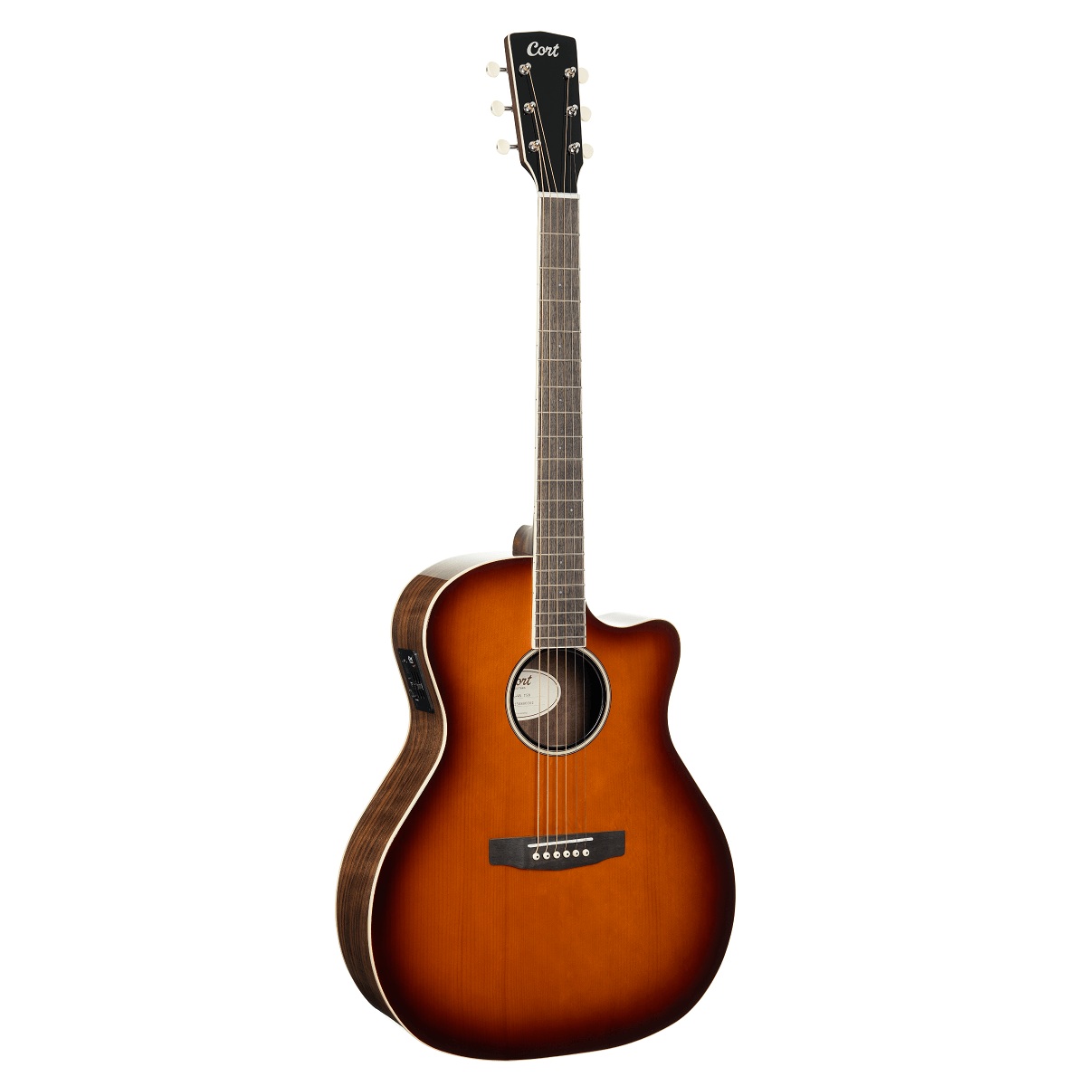 Cort Exotic-GA Walnut Electro Acoustic Guitar Sunburst online in India at johnsmusicin at the lowest price Online price in India