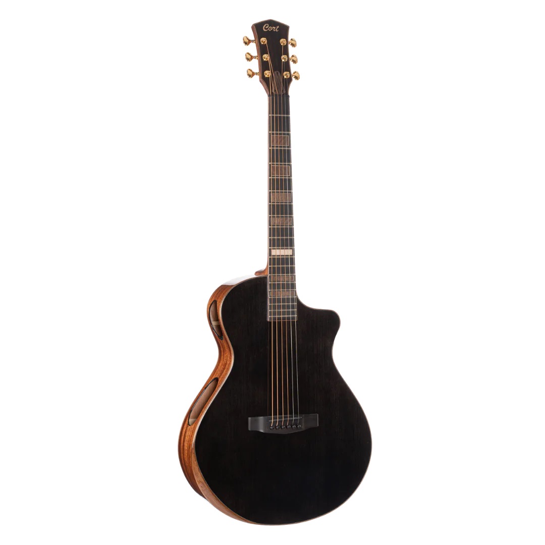 Cort Limited Edition Modern Black Trans Black Gloss Electro Acoustic Guitar