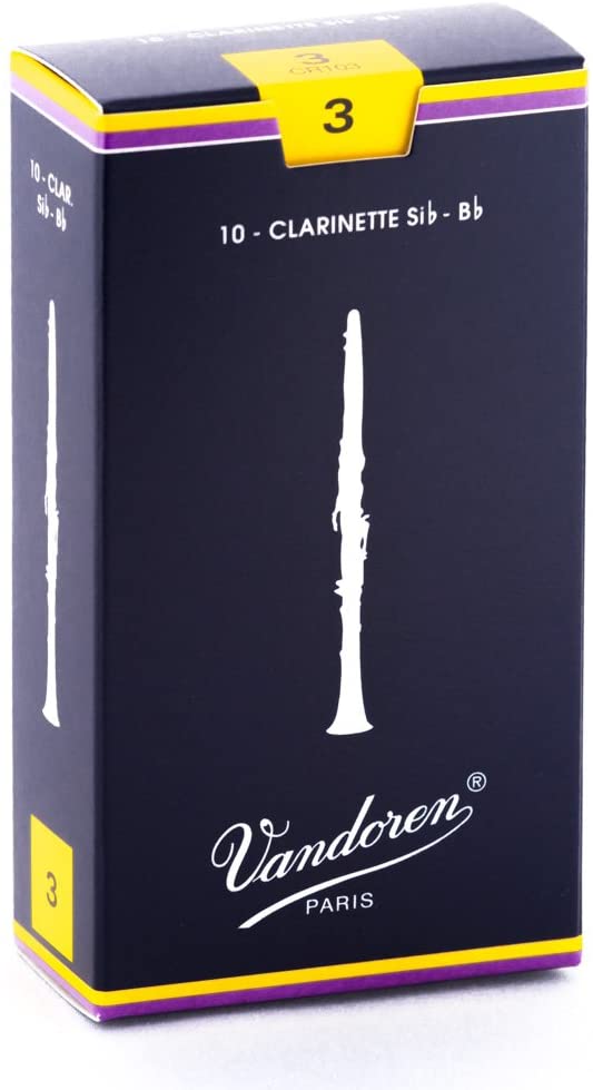 Vandoren Bb Clarinet Traditional Reeds - Box of 10