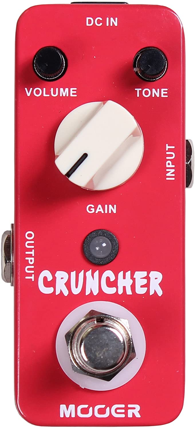 Mooer Cruncher high gain distortion micro pedal