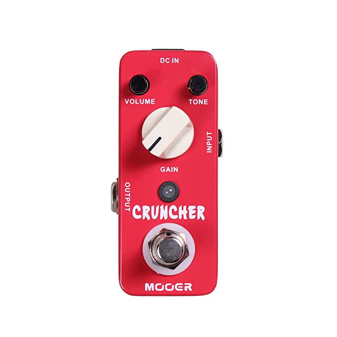 Mooer Cruncher high gain distortion micro pedal