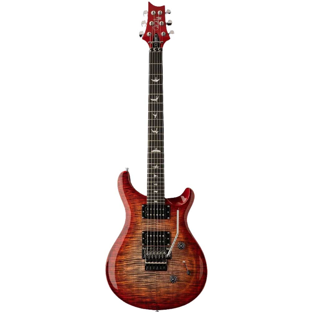PRS SE Custom 24 Floyd Electric Guitar Charcoal Cherry Burst online in India at johnsmusicin at the lowest price Online price in India