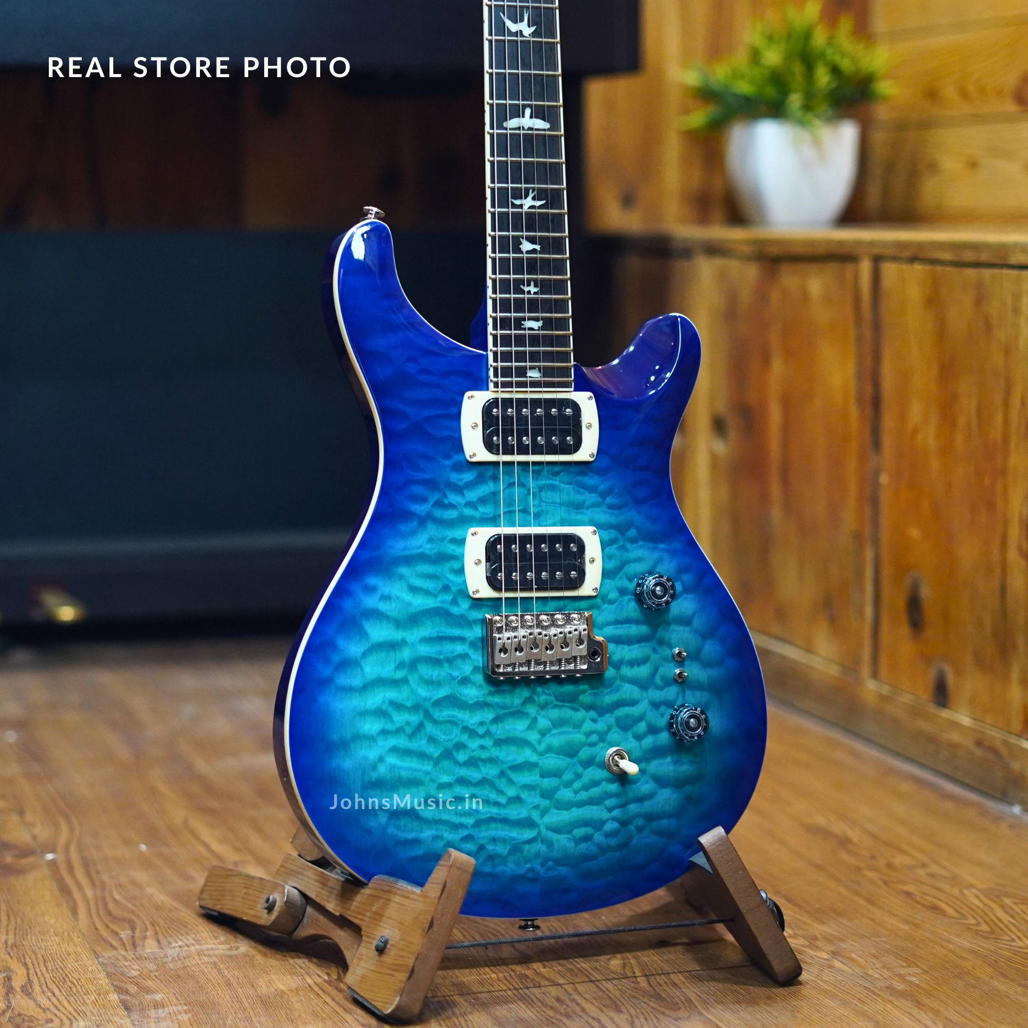 PRS SE Custom 24-08 Quilt Electric Guitar online in India at johnsmusicin at the lowest price Online price in India
