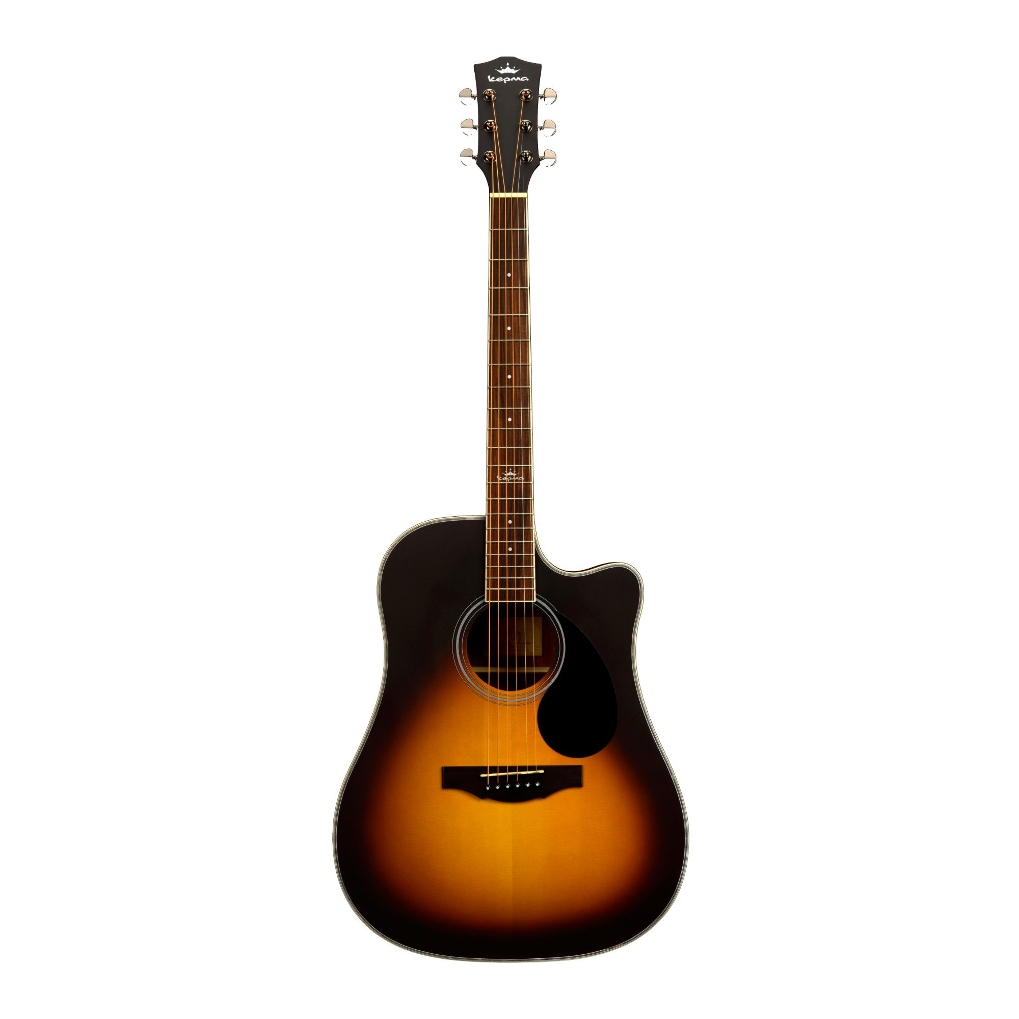 Kepma D1c Acoustic Guitar Sunburst Matt