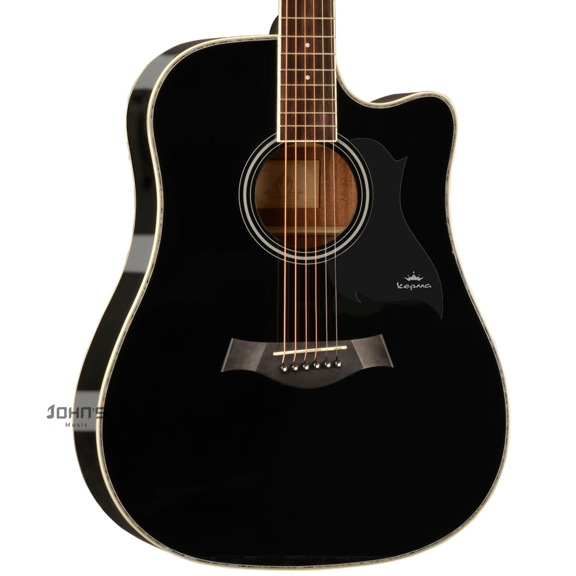 Kepma D1C acoustic Guitar Black