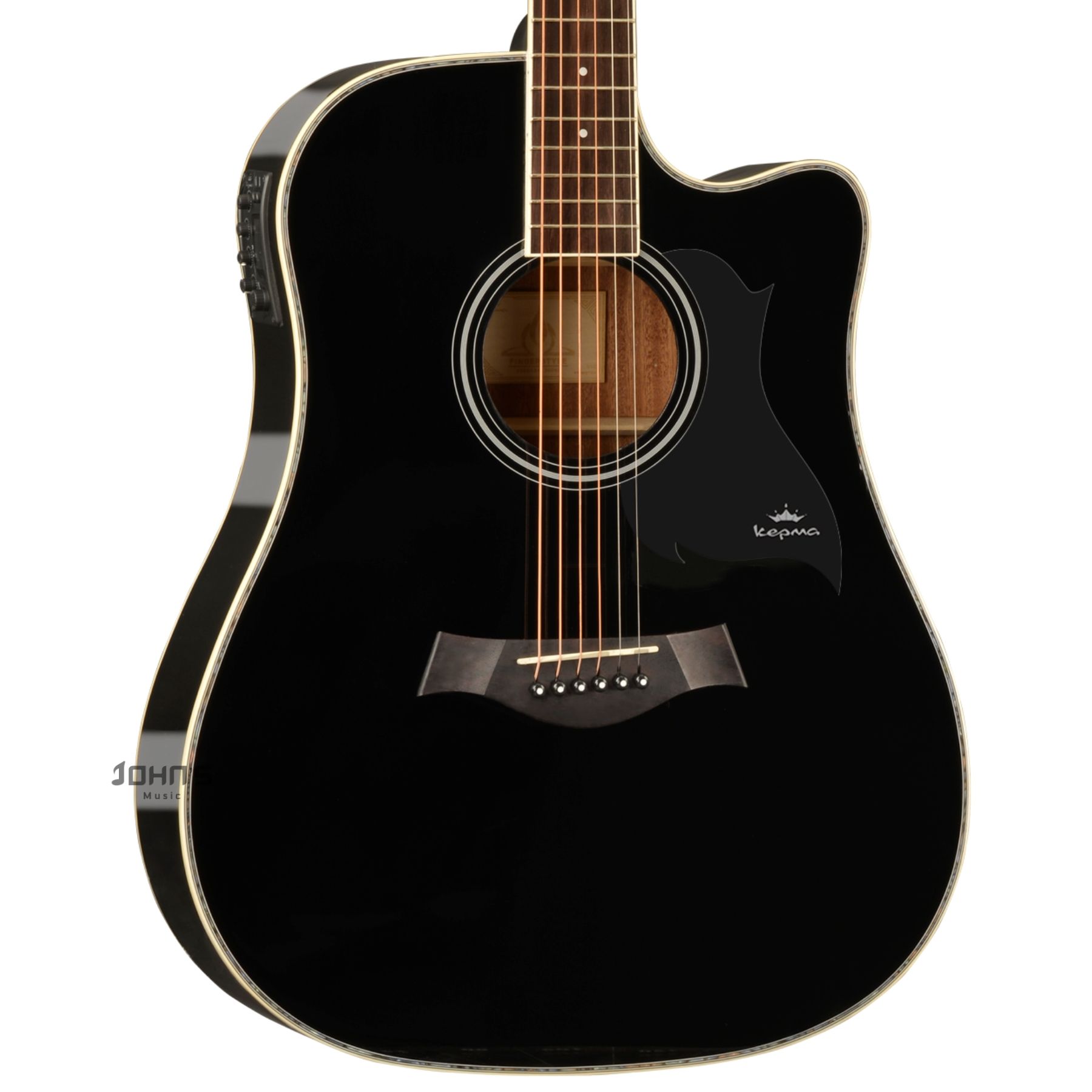 Kepma D1ce semi acoustic guitar for beginners