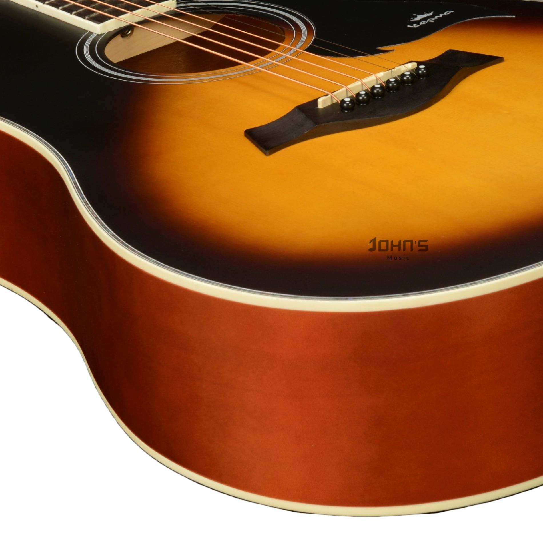 Kepma D1C Acoustic Guitar- Sunburst Matt