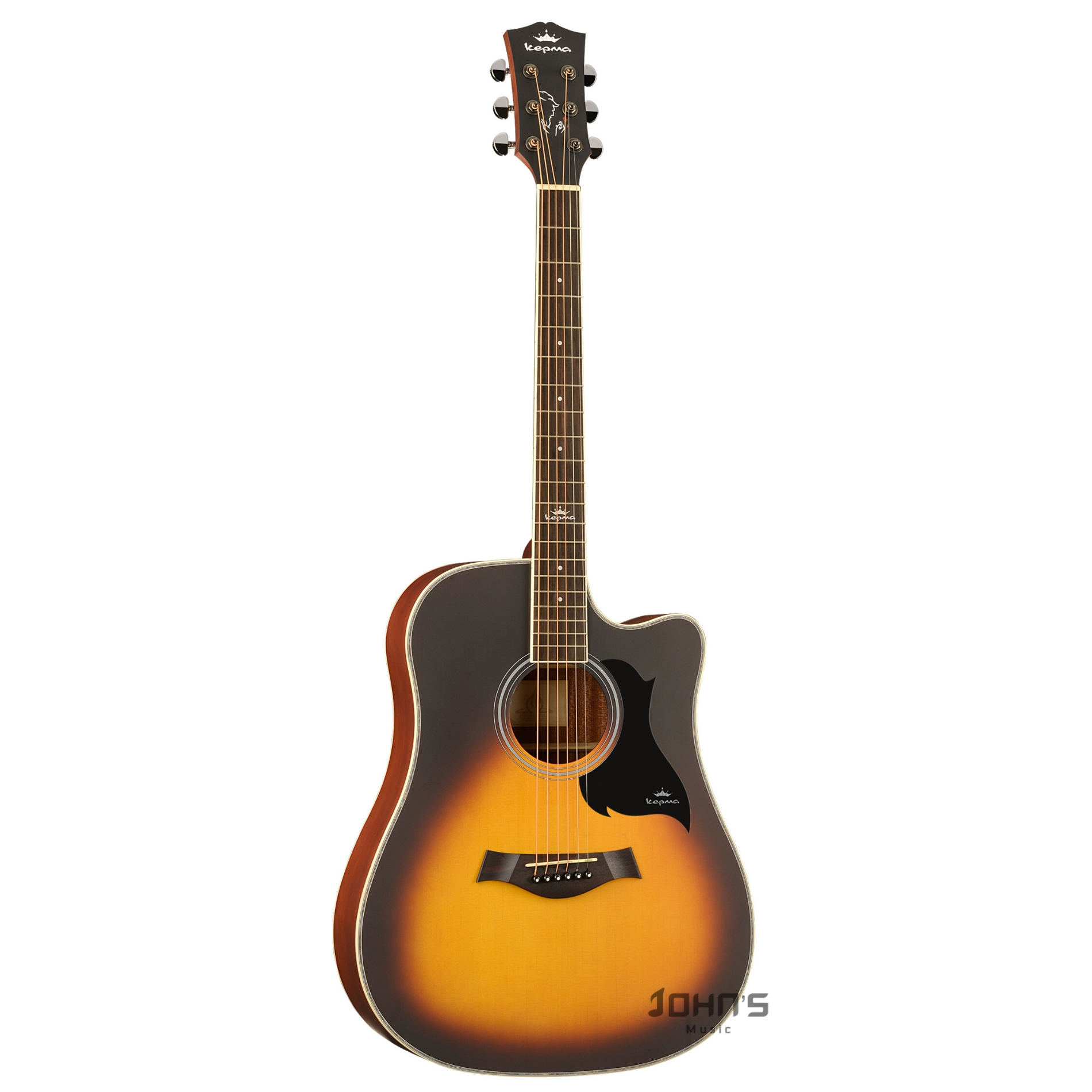 Kepma D1c Acoustic Guitar Sunburst Matt