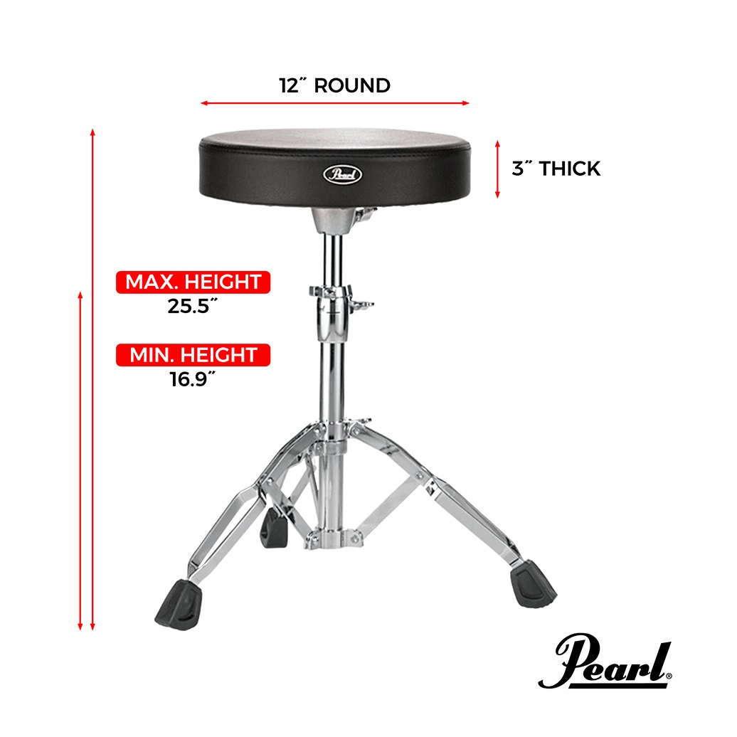 Pearl D790 Double-Braced Drum Throne Online price in India