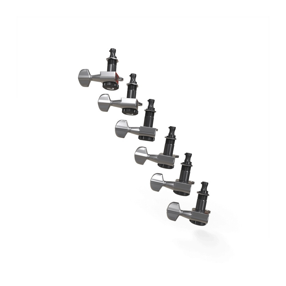 Image of DAddario Auto-Trim Locking Tuning Machines Chrome