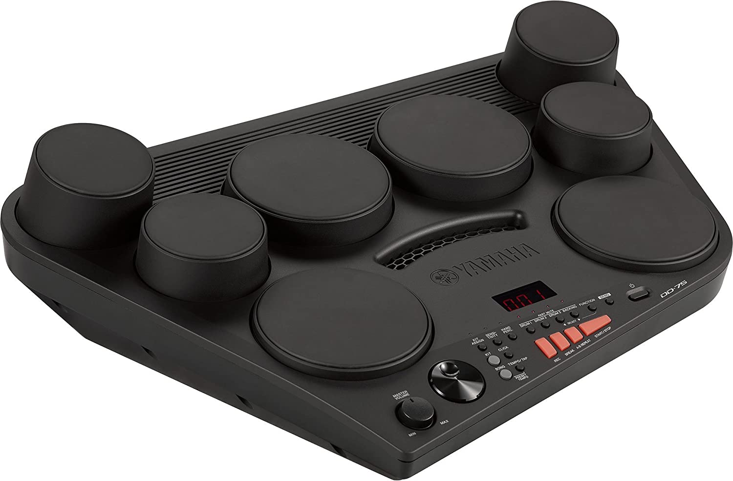 Yamaha DD75 Portable Digital Drums Package with 2 Pedals Drumsticks - Power Supply Included