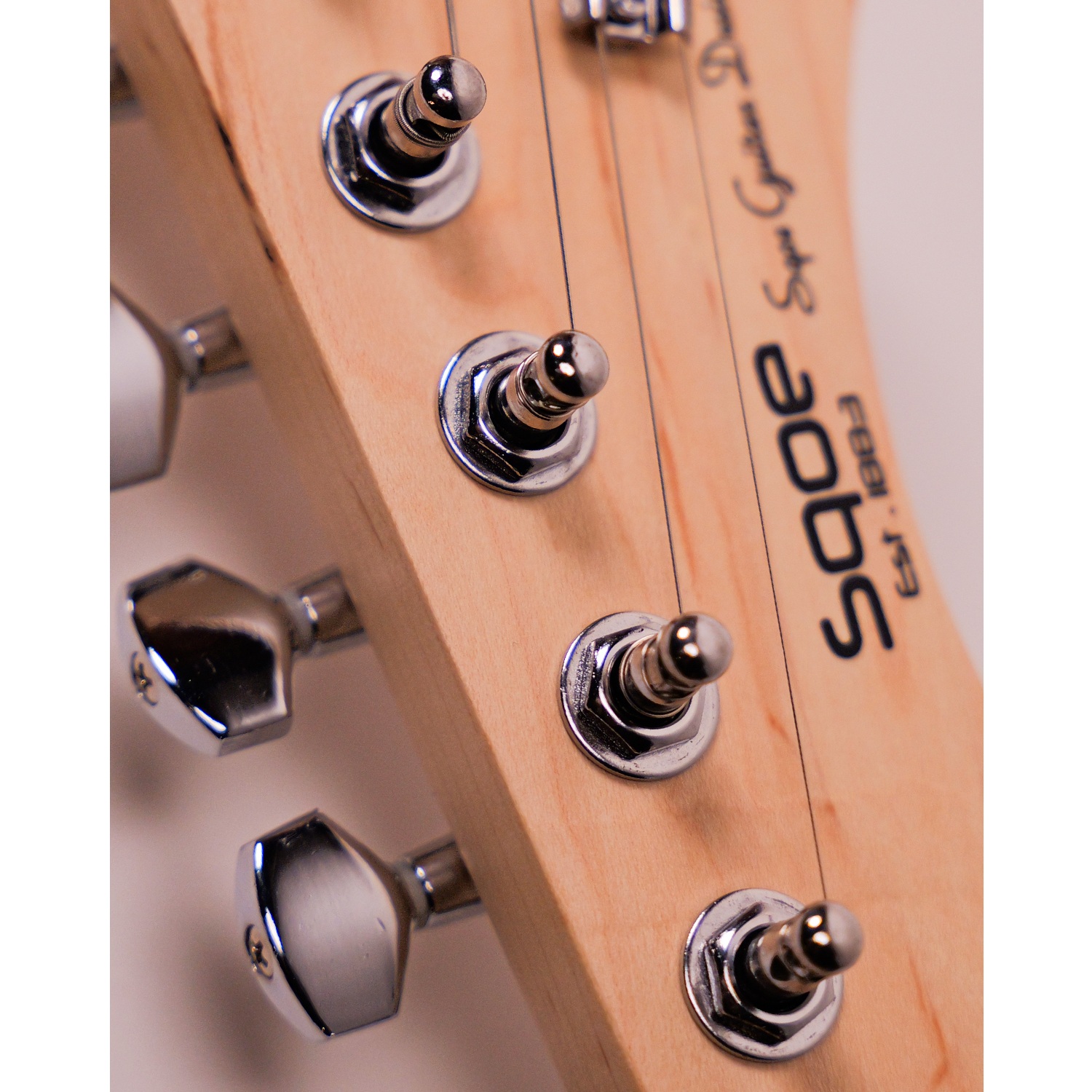 SQOE SEST250 Left handed Olympic White Electric Guitar HSS online in India at johnsmusicin at the lowest price Online price in India