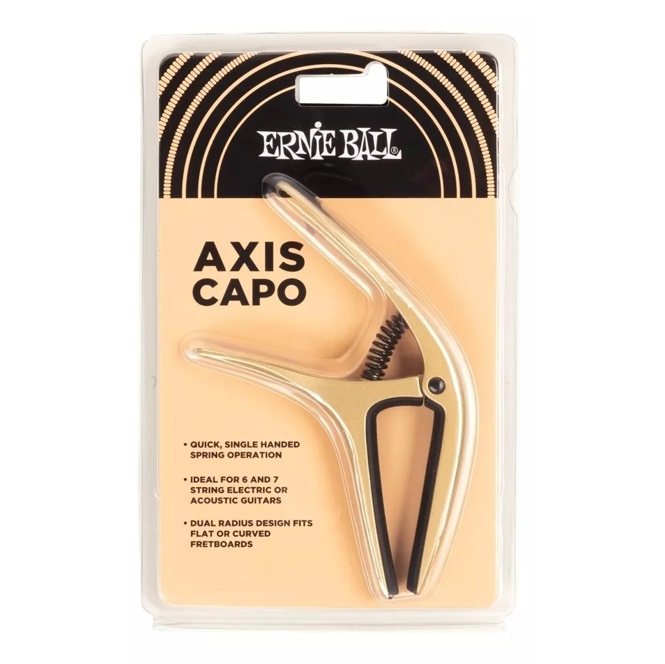 Ernie Ball 9605 Axis Capo Gold Satin online in India at johnsmusicin at the lowest price Ernie Ball 9605 Axis Capo Gold Satin Online price in India