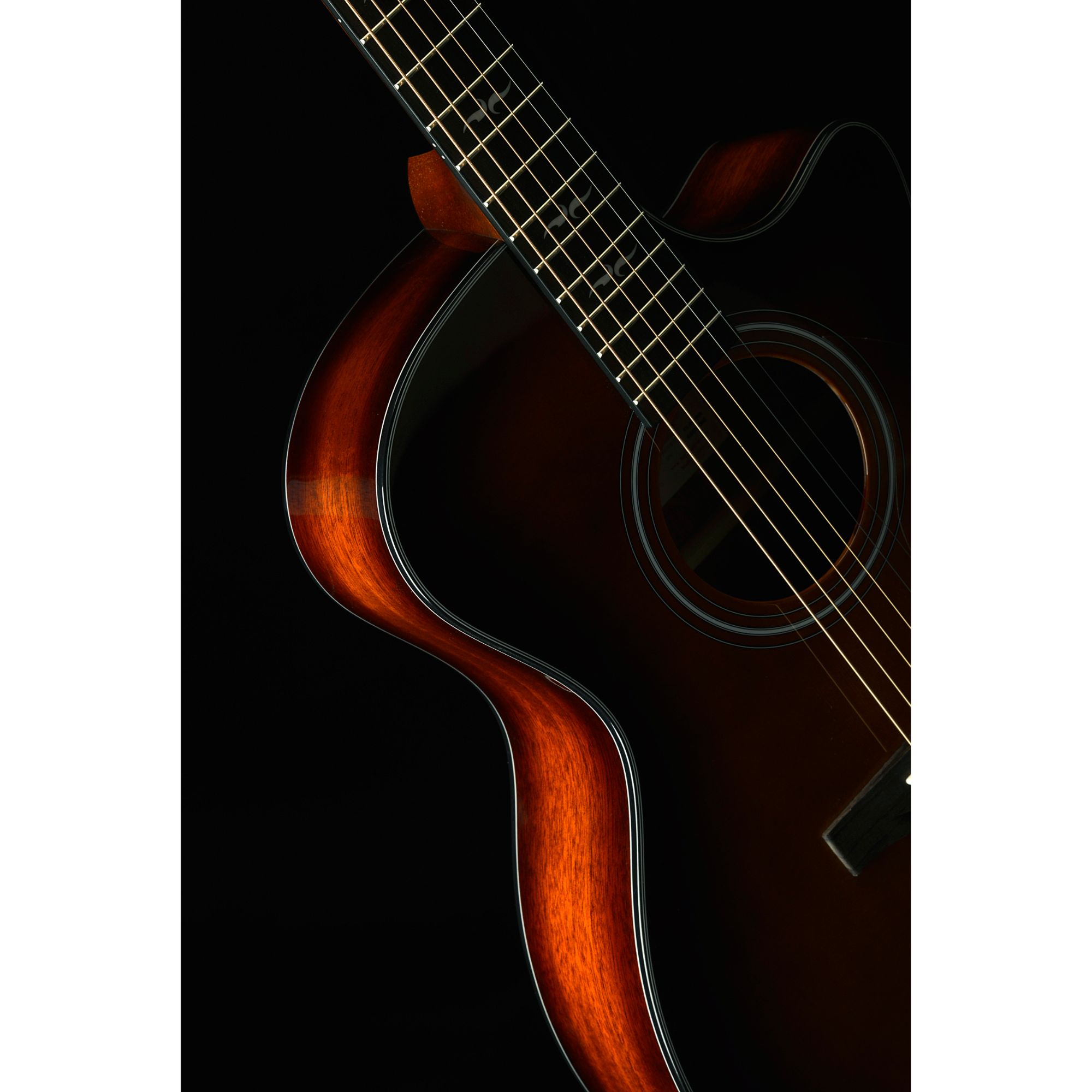 Kepma F1E GA Acoustic Guitar- Cherry Burst online in India