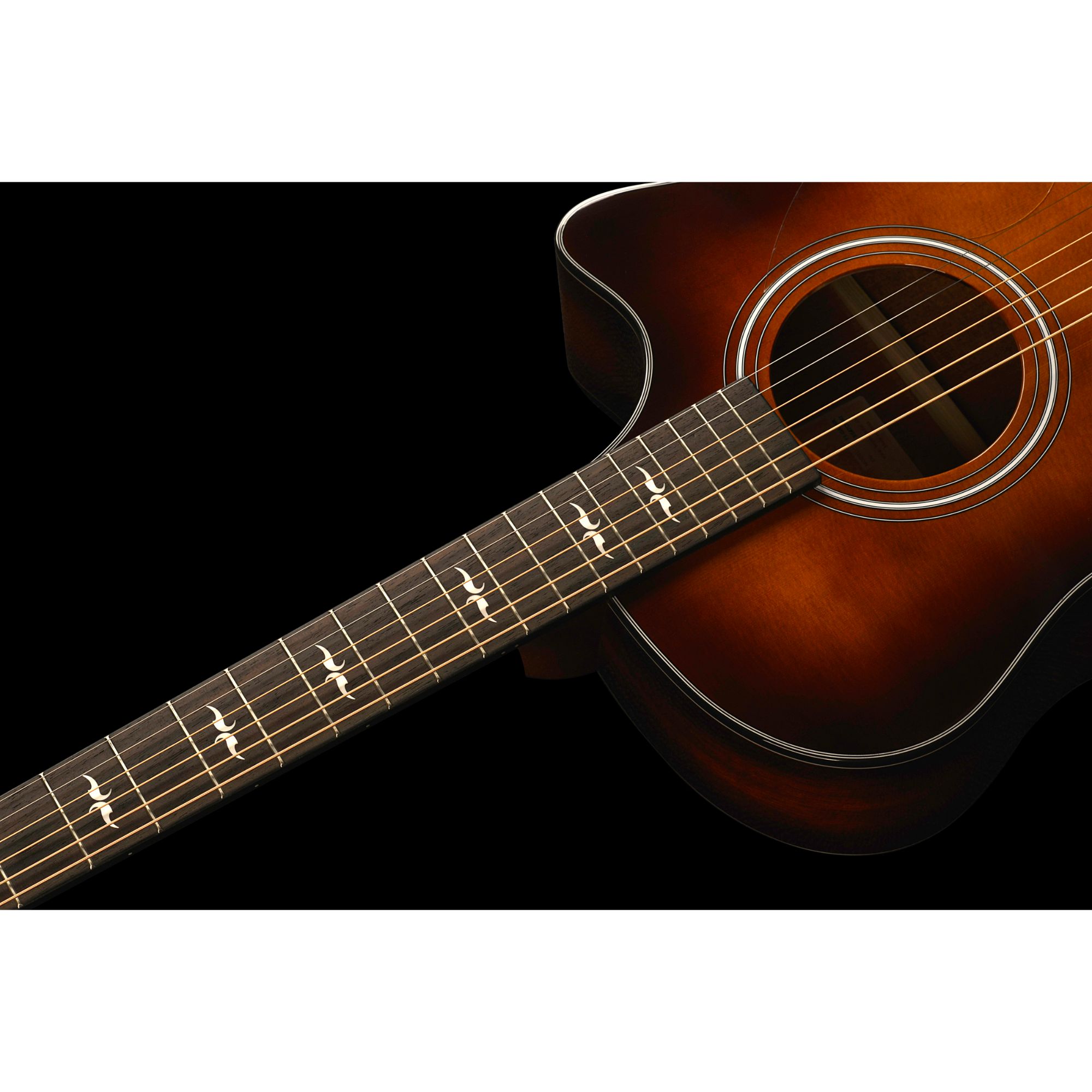 Kepma F1E GA Acoustic Guitar- Cherry Burst online in India