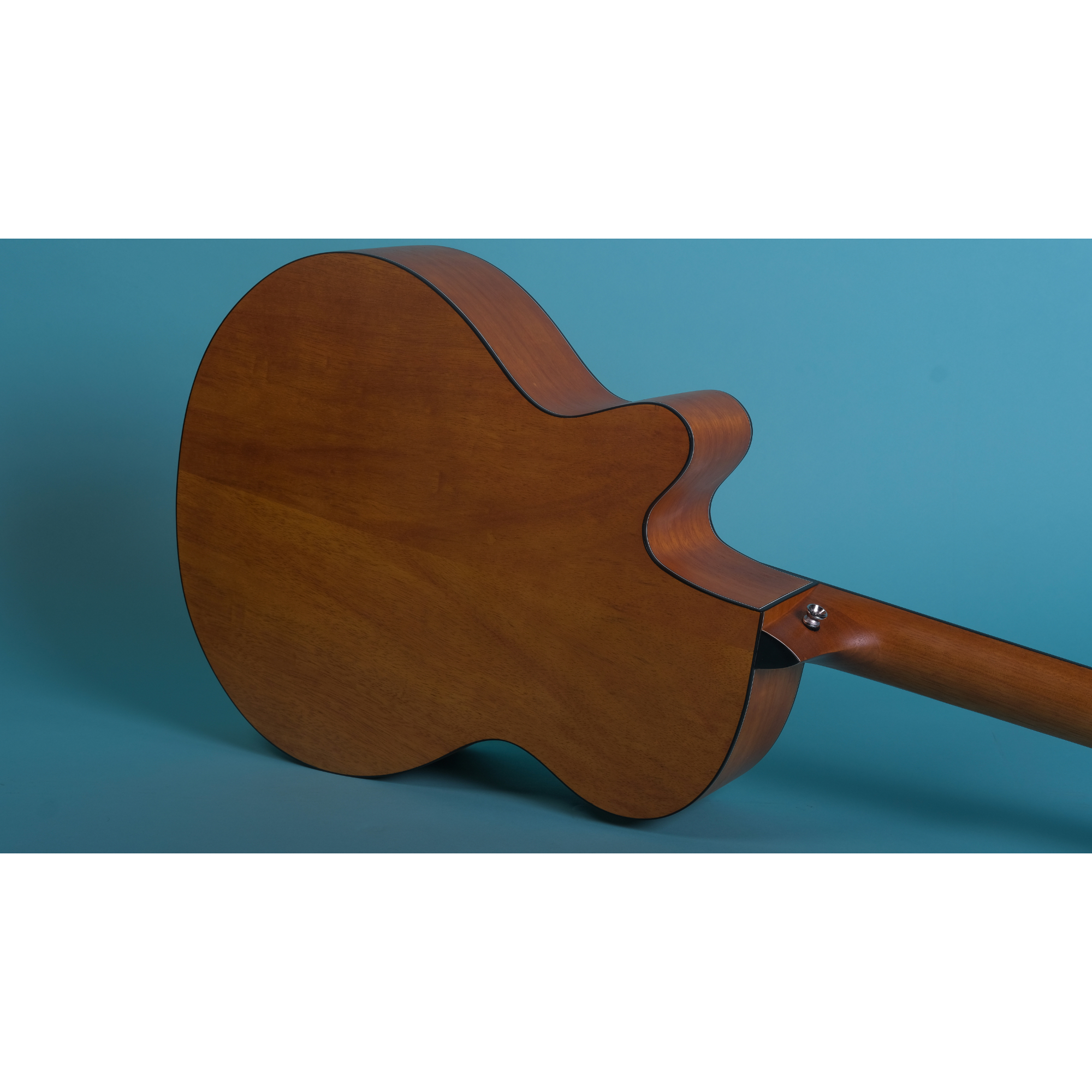 Mantic GT10AC -E Solid Top Semi- Acoustic Guitar with Fishman Electronics - Natural