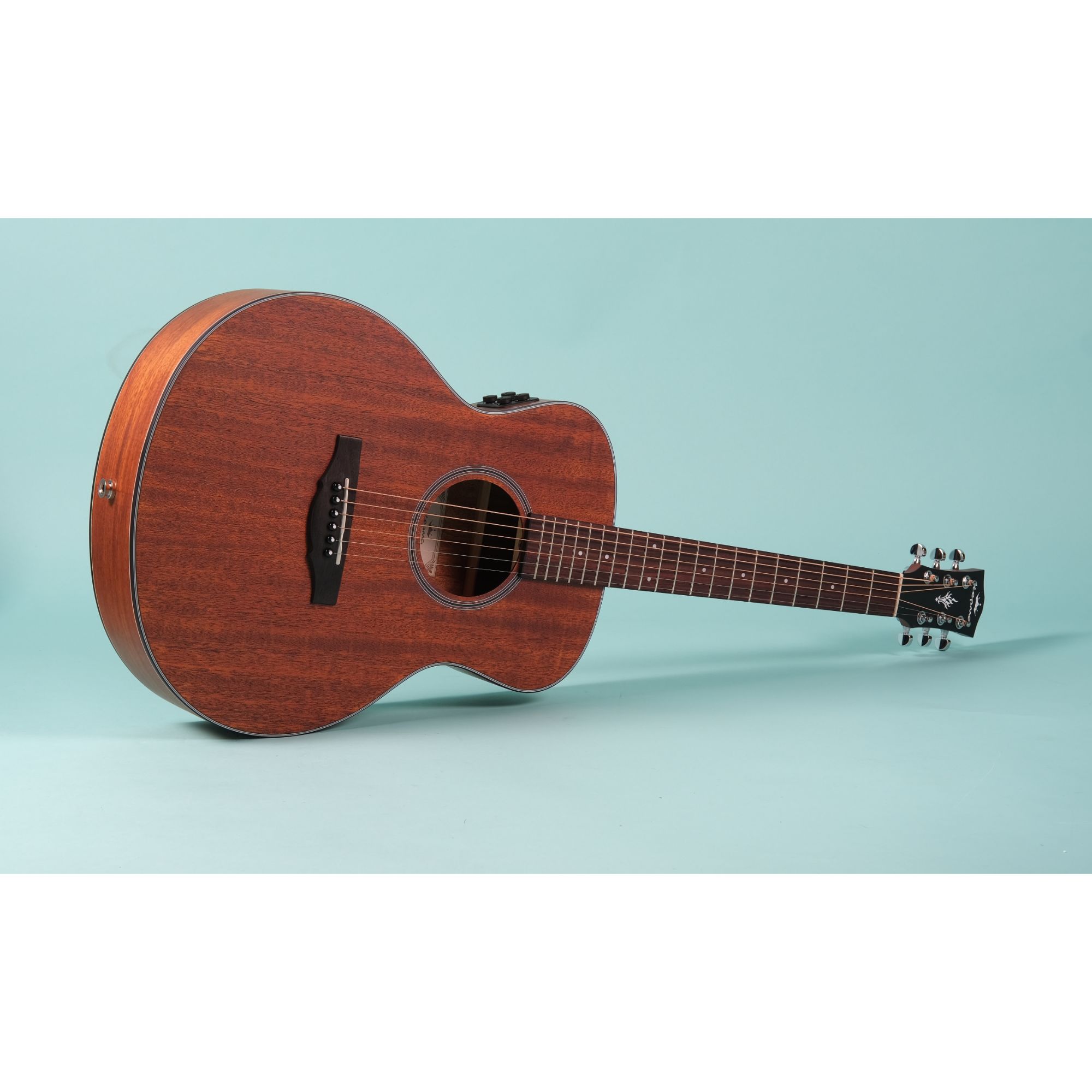 Kepma ES36-E TRANS K10 Semi - Acoustic Guitar - All Mahogany Matt Online price in India