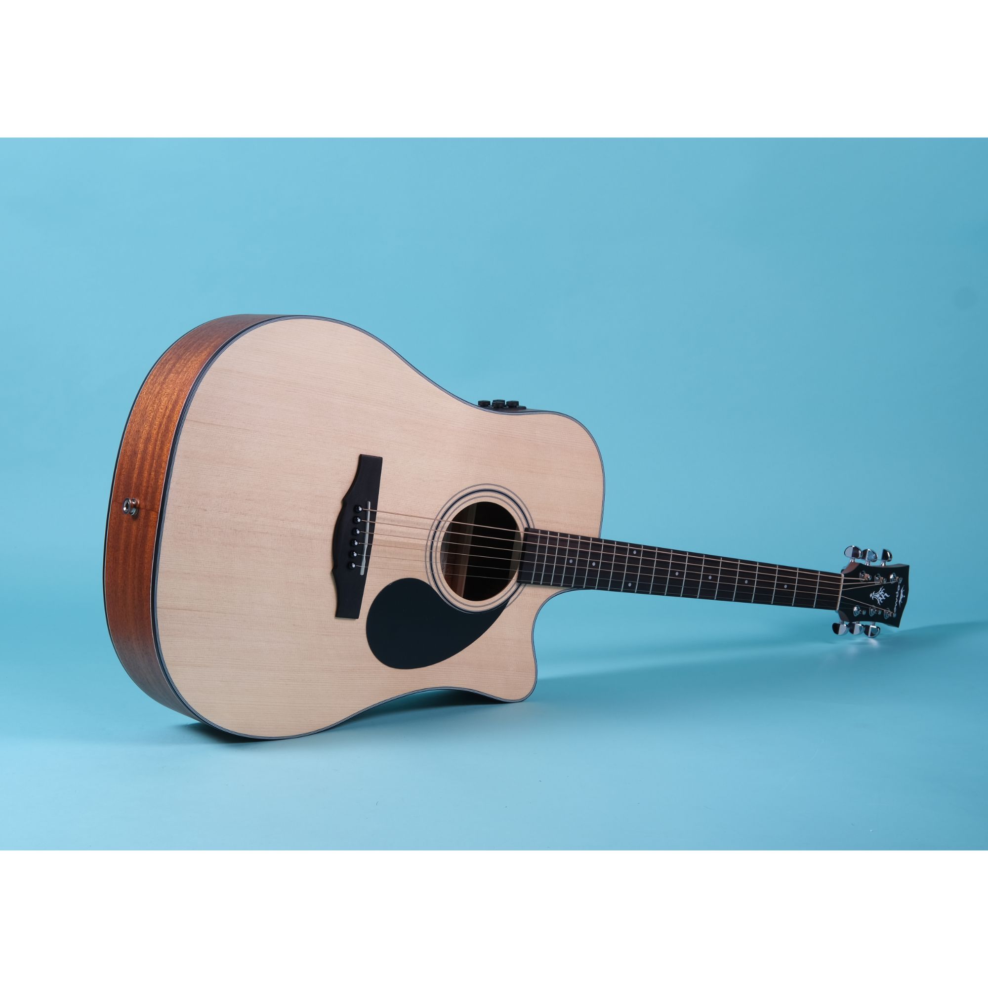 Kepma EDC-E TRANS K10 Semi - Acoustic Guitar - Natural Matt Online price in India