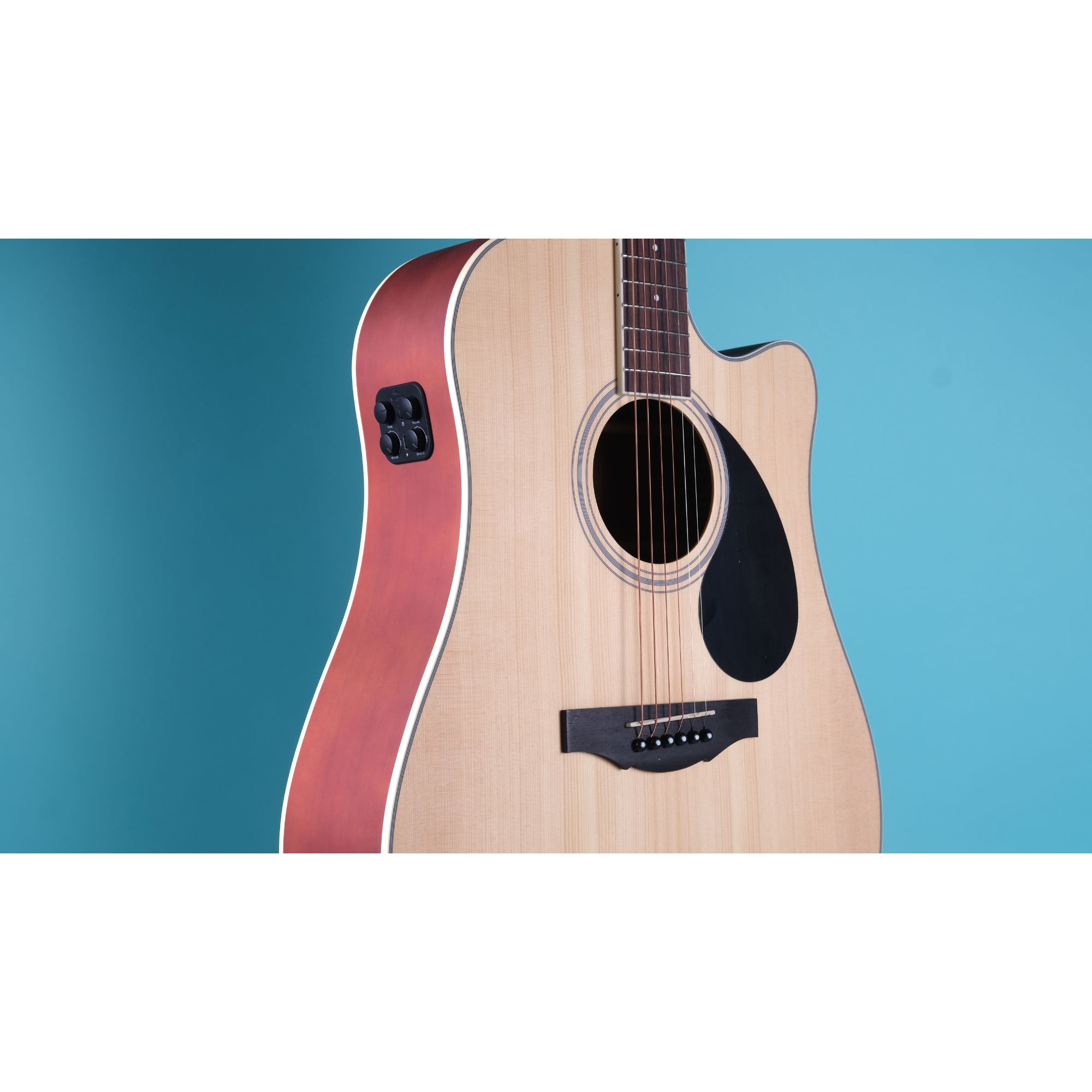 Kepma D1CE Pro TRANS K10- Semi acoustic Guitar- Natural Matt