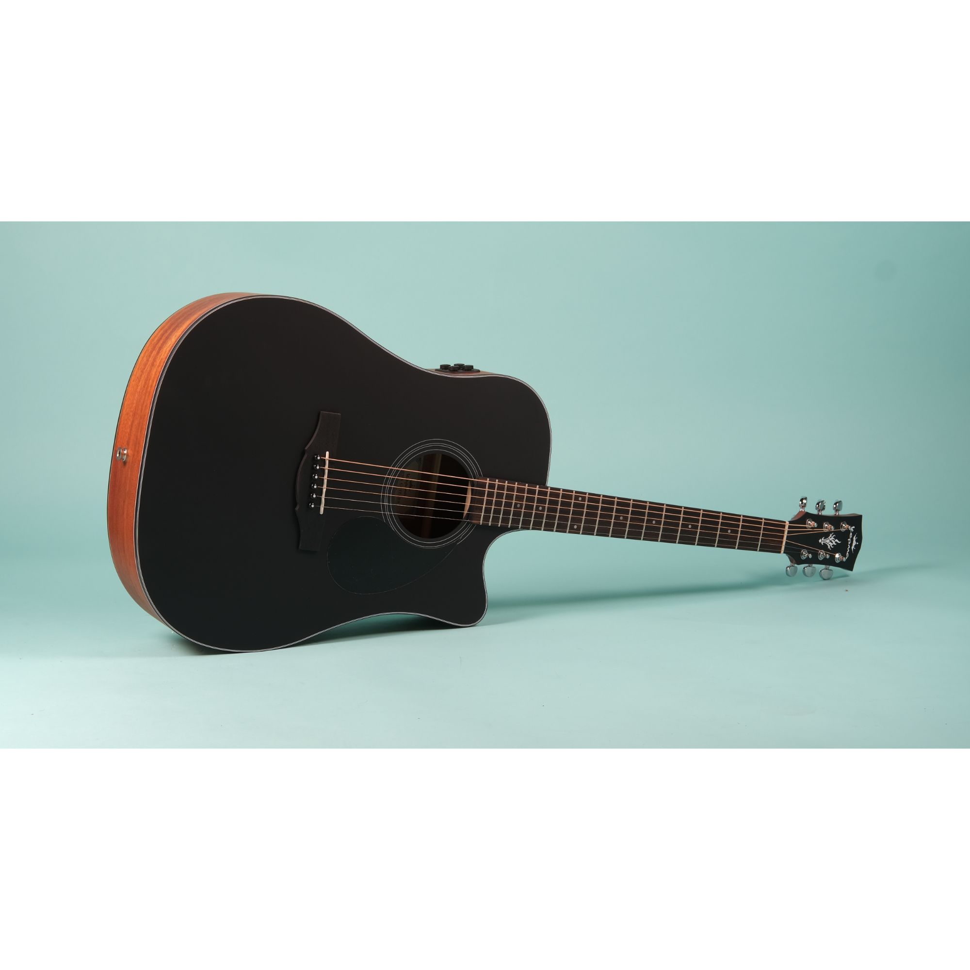 Kepma EDC-E TRANS K10 Semi - Acoustic Guitar - Black Matt Online price in India