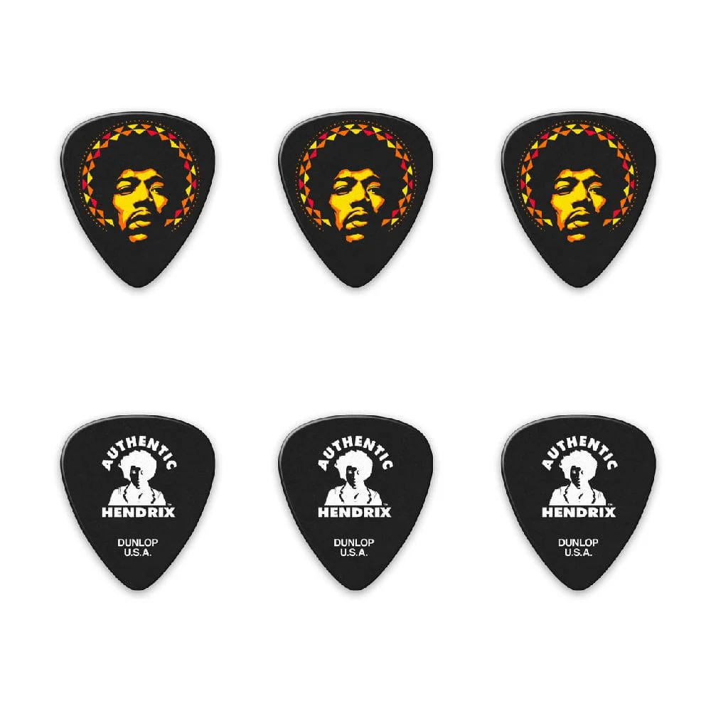 Dunlop Jimi Hendrix 69 Psych Series Aura Mandala Guitar Pick Pack of 6 online in India at johnsmusicin at the lowest price Online price in India