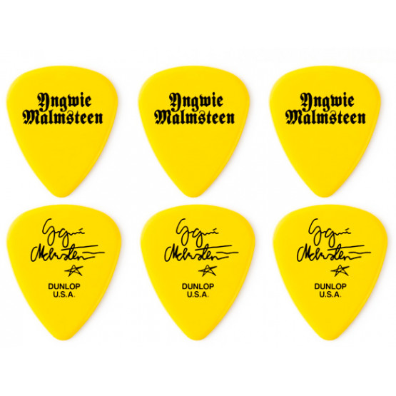 Dunlop Yngwie Malmsteen Custom Delrin Guitar Picks YJMP03YL 114m 6-pack Online price in India