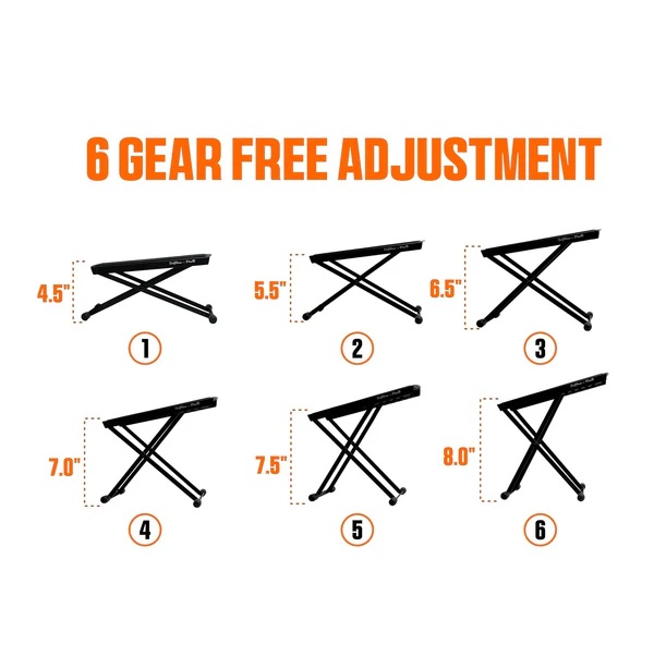 Softline Pro SP26 Foldable Metal Foot Rest Stand for Guitar Player online in India at johnsmusicin at the lowest price Online price in India