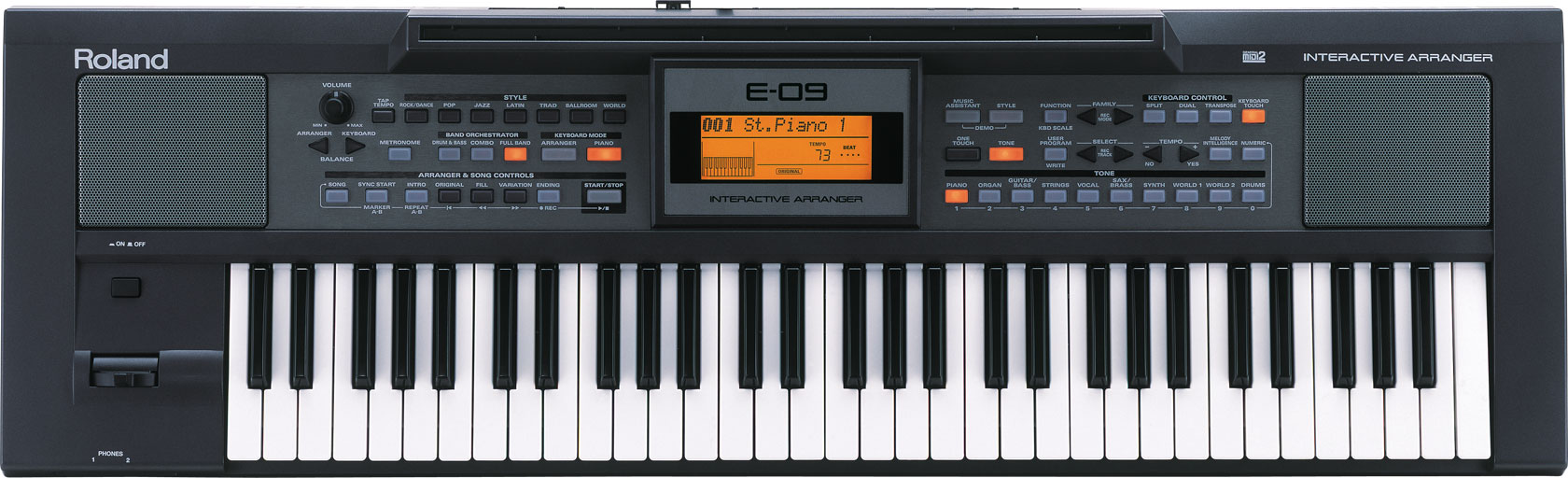 roland e09 keyboard