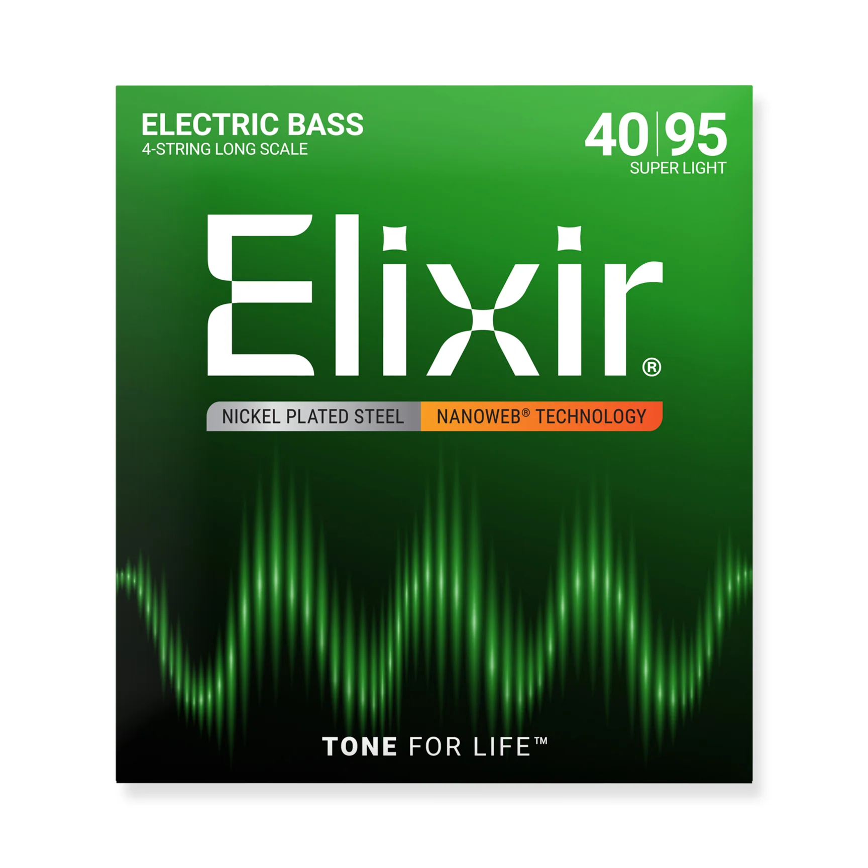 Elixir Nanoweb Nickel Wound 40-95 Bass Guitar Strings 14002 online in India at johnsmusicin at the lowest price Online price in India