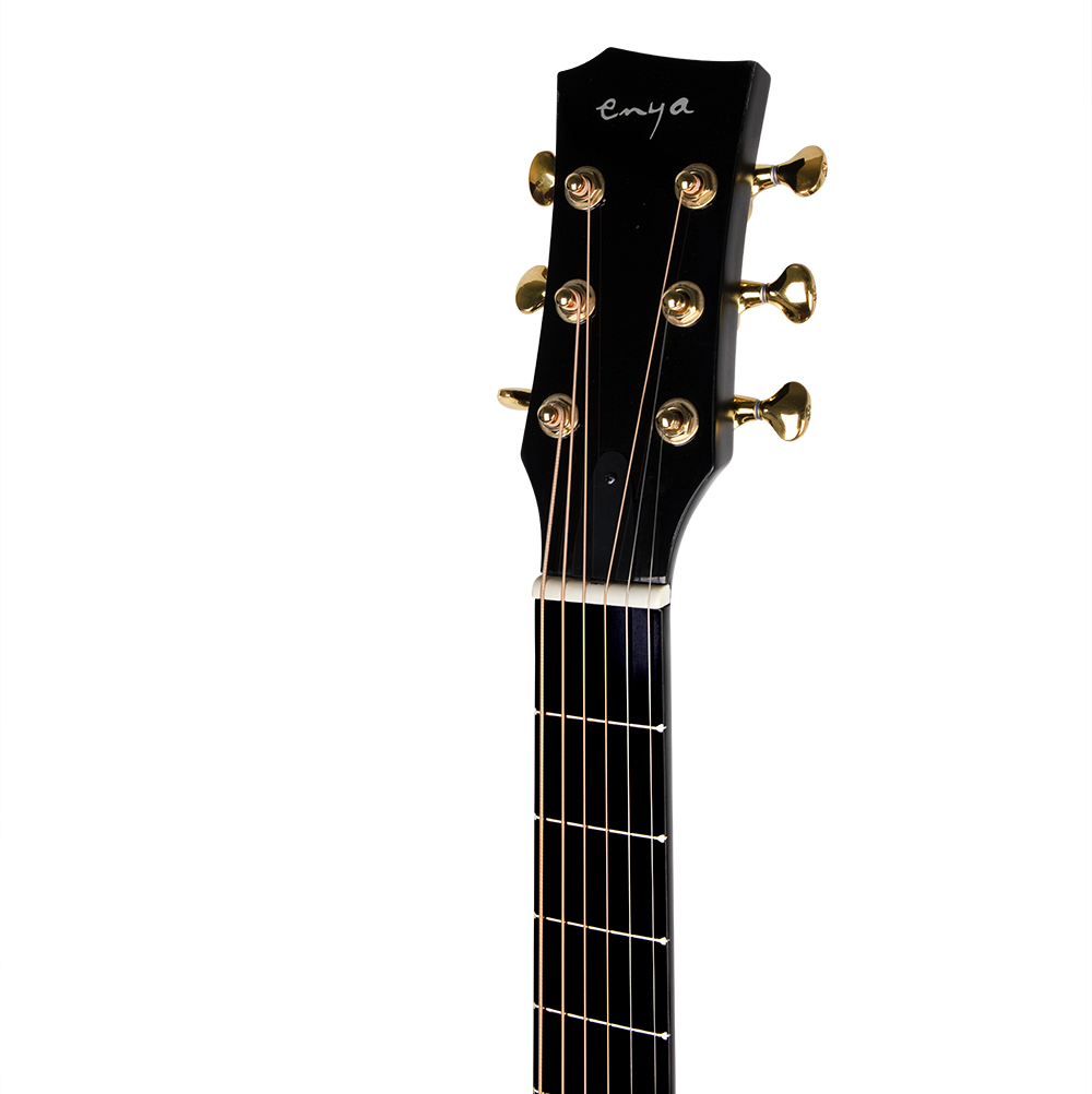Enya EA-X4EQ TransAcoustic Guitar- Black Glossy with Hard case Online Price in India