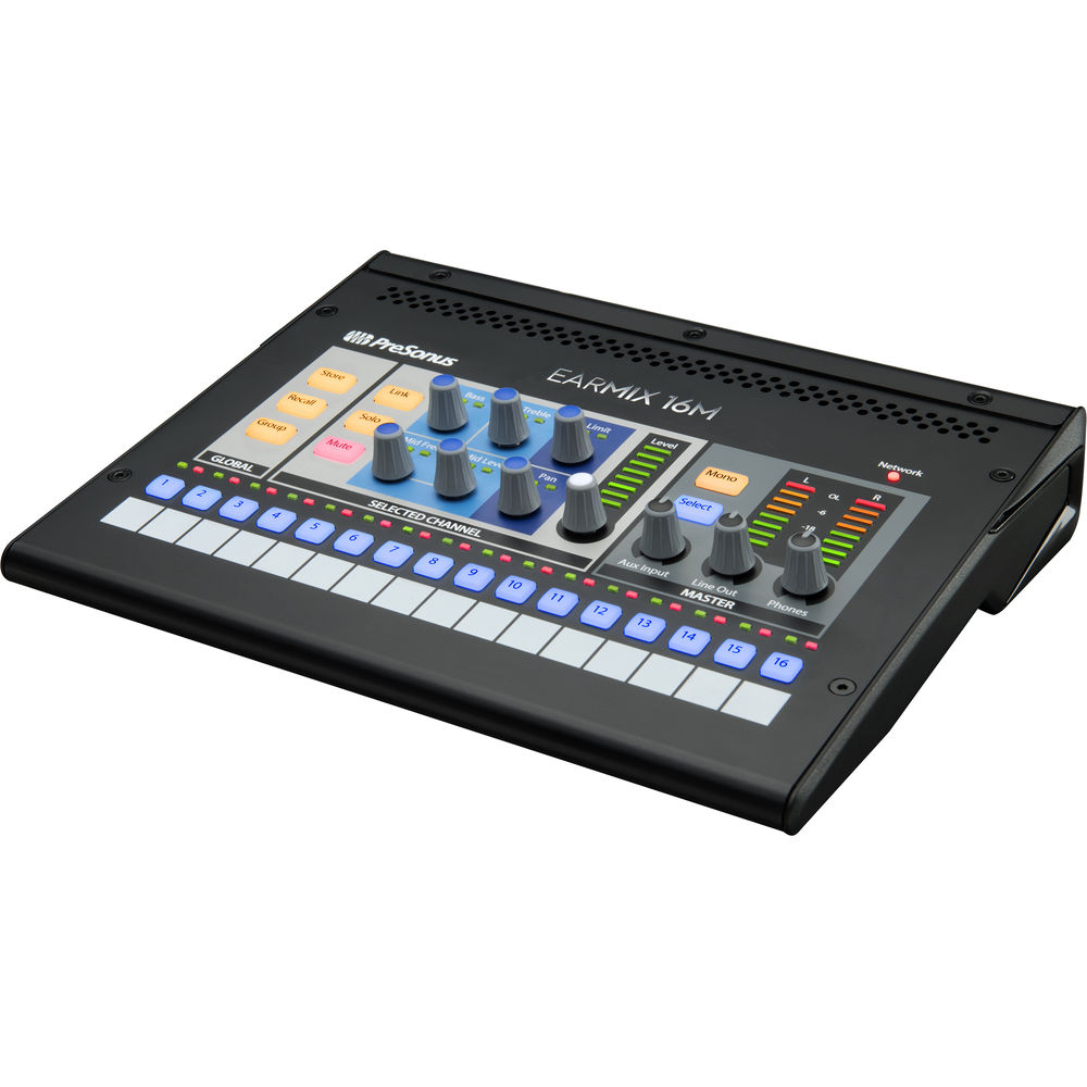 PreSonus EarMix 16M - 16x2 AVB-Networked Personal Monitor Mixer Online price in India