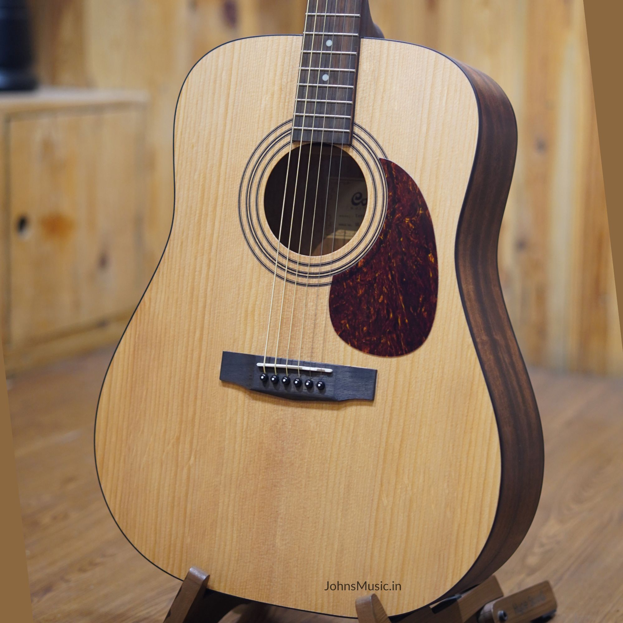 Cort EARTH60 6 String Acoustic Guitar Open Pore Online price in India