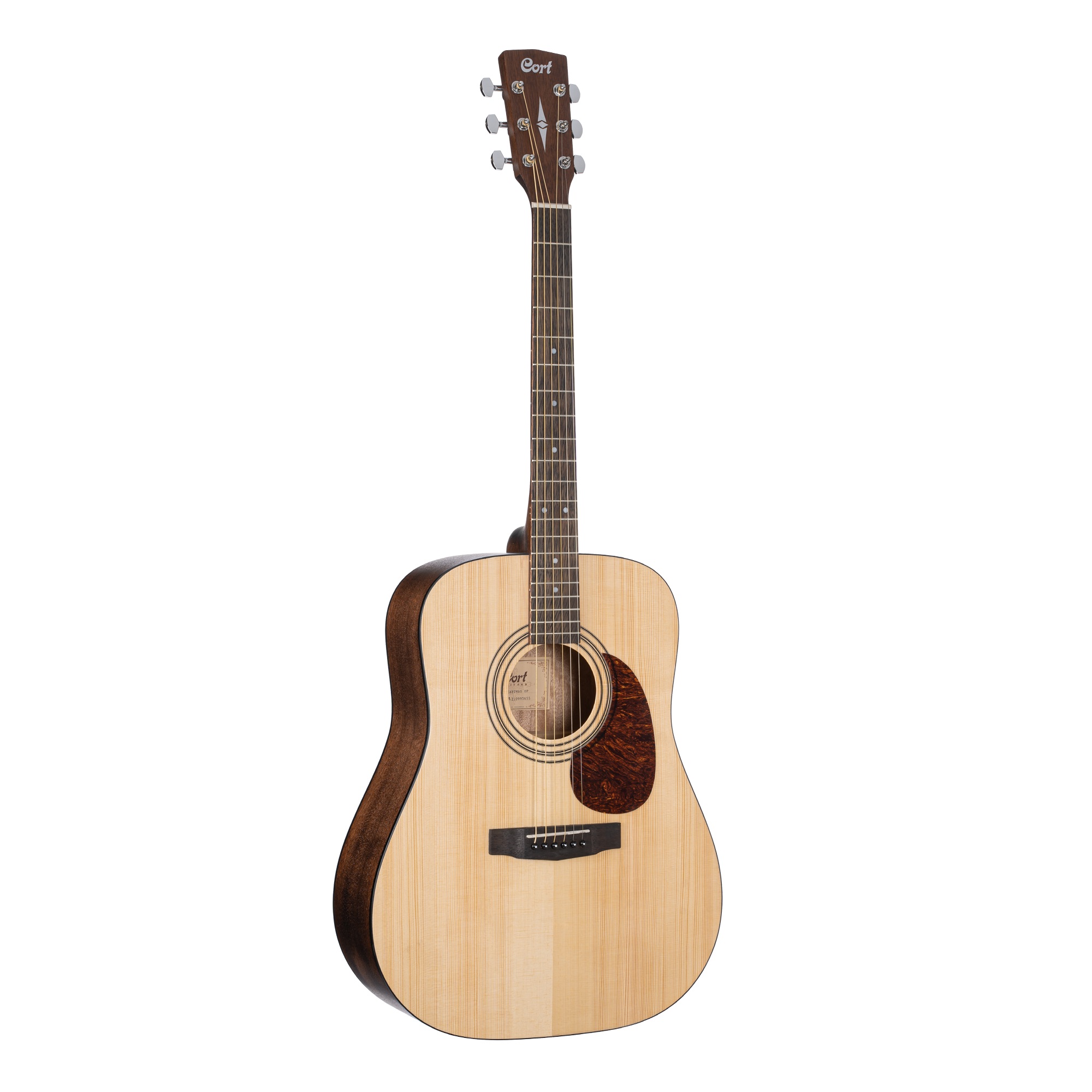 Cort EARTH60 6 String Acoustic Guitar Open Pore Online price in India