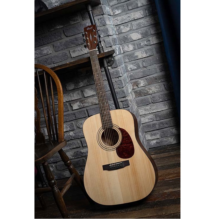 Cort EARTH60 6 String Acoustic Guitar Open Pore Online price in India