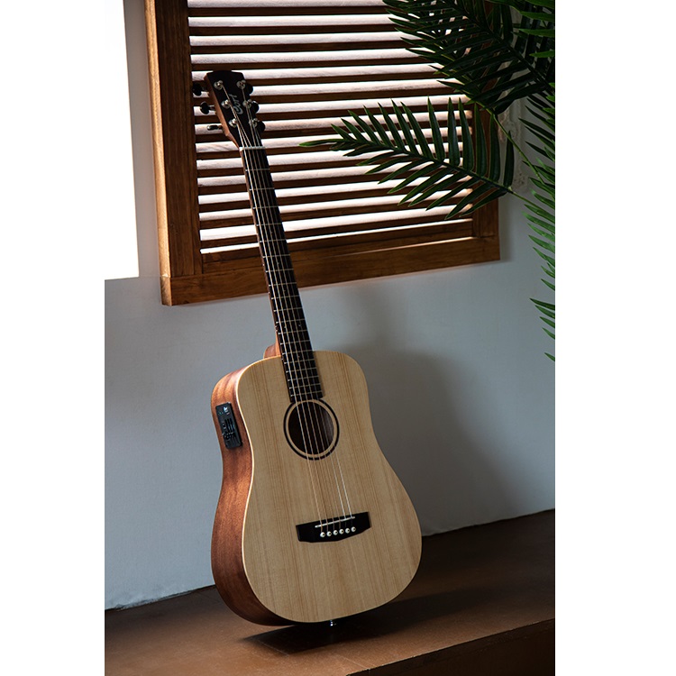 Cort Earth Mini E Adirondack Electro Acoustic Guitar Online price in India