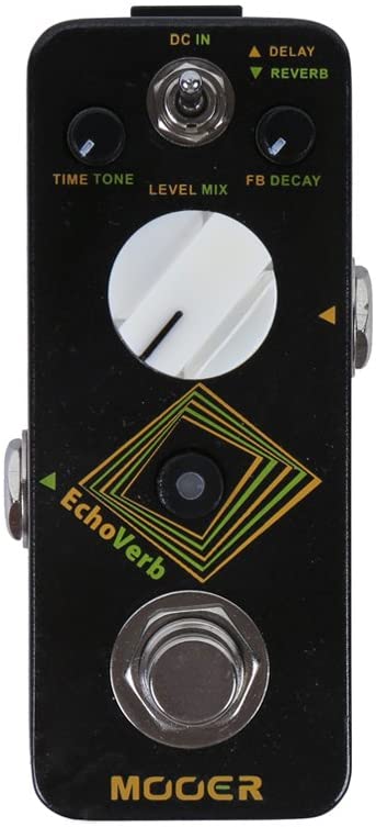 MOOER EchoVerb Digital Delay and Reverb Pedal