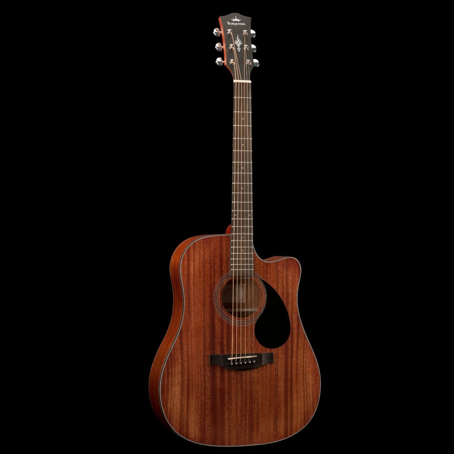 Kepma EDC dreadnought all mahogany acoustic Guitar