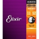 Elixir 16027 Phosphor Bronze Nanoweb Custom Light Acoustic Strings 11-52