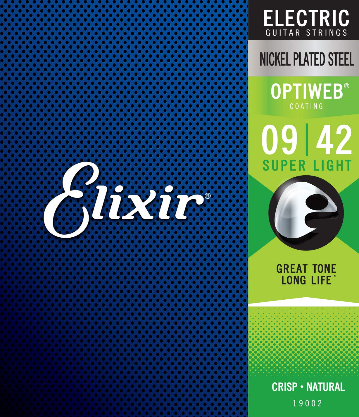 Elixir 19002 Optiweb Electric Guitar Strings Super Light - 9-42 Online price in India