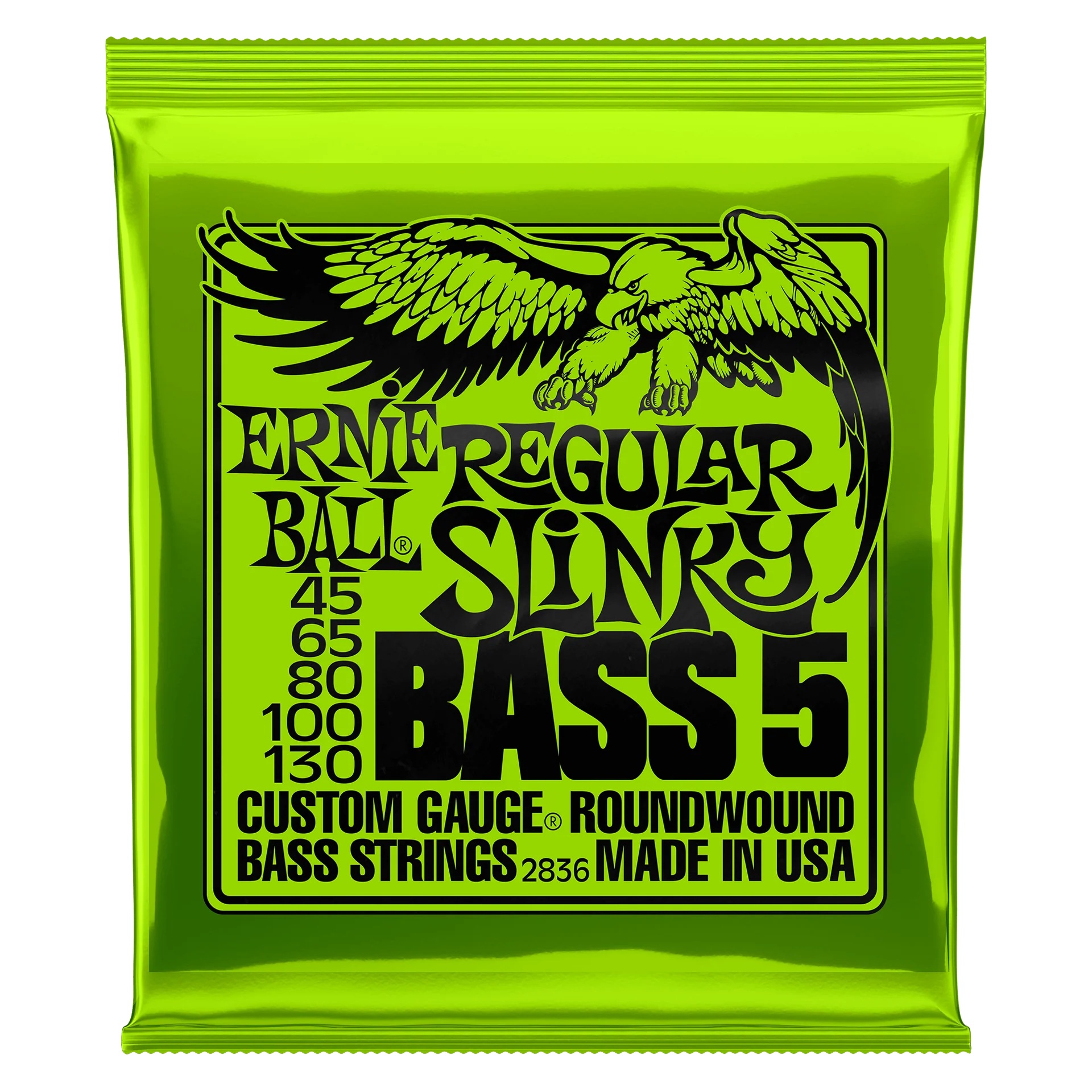 Ernie Ball 2836 Regular Slinky Bass Guitar Strings 5-String - 045-0130 online in India at johnsmusicin at the lowest price Online price in India