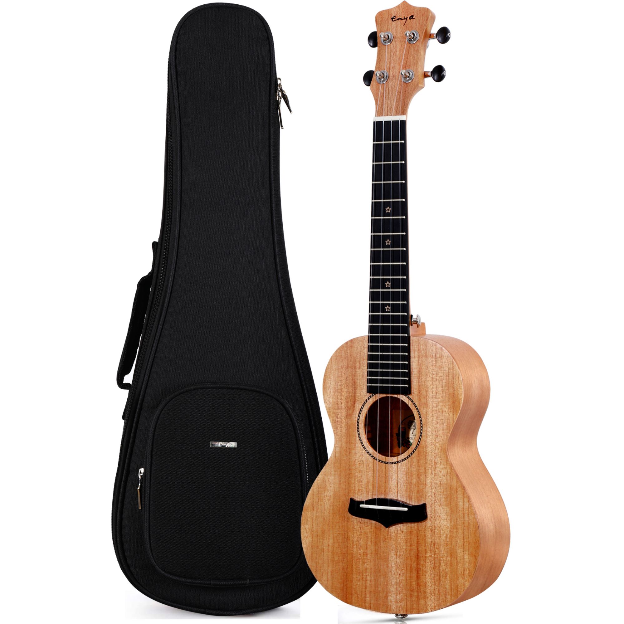 Enya EUC 25D Concert Solid Mahogany Top Ukulele - Natural Finish