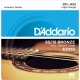 Daddario EZ910 85/15 Bronze Full, Bright Tone Acoustic Guitar Strings .011-.052